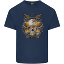 Scuba Diving Skull Diver Dive Mens Cotton T-Shirt Tee Top Navy Blue