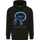 Scuba Diving on the Brain Diver Dive Childrens Kids Hoodie Black