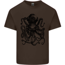 Scuba Octopus Diver Dive Diving Kids T-Shirt Childrens Chocolate