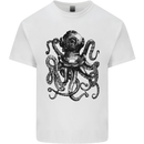 Scuba Octopus Diver Dive Diving Kids T-Shirt Childrens White