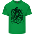 Scuba Octopus Diver Dive Diving Mens Cotton T-Shirt Tee Top Irish Green