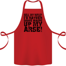 Sell My Rifle? Soldier Farmer Farming Range Cotton Apron 100% Organic Red
