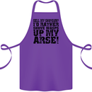 Sell My Shotgun? Farmer Farming Tractor Cotton Apron 100% Organic Purple