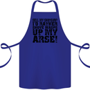 Sell My Shotgun? Farmer Farming Tractor Cotton Apron 100% Organic Royal Blue