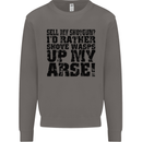 Sell My Shotgun? Farmer Farming Tractor Mens Sweatshirt Jumper Charcoal