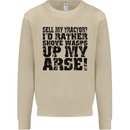 Sell My Tractor? Farmer Farming Driver Mens Sweatshirt Jumper Sand