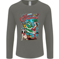 Sexy Merry Christmas Funny Christmas Mens Long Sleeve T-Shirt Charcoal