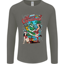 Sexy Merry Christmas Funny Christmas Mens Long Sleeve T-Shirt Charcoal