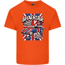 Shaguar Funny Movie Film Classic Car Mens Cotton T-Shirt Tee Top Orange