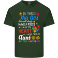 She Calls Me Aunt Autistic Autism Aunty ASD Mens Cotton T-Shirt Tee Top Forest Green