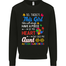 She Calls Me Aunt Autistic Autism Aunty ASD Mens Sweatshirt Jumper Black