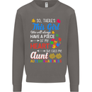 She Calls Me Aunt Autistic Autism Aunty ASD Mens Sweatshirt Jumper Charcoal