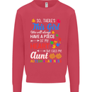 She Calls Me Aunt Autistic Autism Aunty ASD Mens Sweatshirt Jumper Heliconia