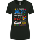 She Calls Me Aunt Autistic Autism Aunty ASD Womens Wider Cut T-Shirt Black