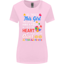 She Calls Me Aunt Autistic Autism Aunty ASD Womens Wider Cut T-Shirt Light Pink