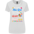She Calls Me Aunt Autistic Autism Aunty ASD Womens Wider Cut T-Shirt White