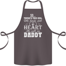 She Calls Me Daddy Funny Father's Day Cotton Apron 100% Organic Dark Grey