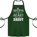She Calls Me Daddy Funny Father's Day Cotton Apron 100% Organic Forest Green