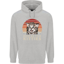 Show Me Your Kitties Funny Cat Kitten Mens 80% Cotton Hoodie Sports Grey