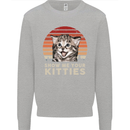 Show Me Your Kitties Funny Cat Kitten Mens Sweatshirt Jumper Sports Grey