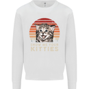 Show Me Your Kitties Funny Cat Kitten Mens Sweatshirt Jumper White