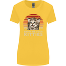 Show Me Your Kitties Funny Cat Kitten Womens Wider Cut T-Shirt Yellow
