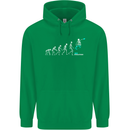 Skateboard Evloution Skateboarding Childrens Kids Hoodie Irish Green
