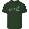Skateboard Evloution Skateboarding Mens Cotton T-Shirt Tee Top Forest Green