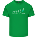 Skateboard Evloution Skateboarding Mens Cotton T-Shirt Tee Top Irish Green