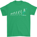 Skateboard Evloution Skateboarding Mens T-Shirt Cotton Gildan Irish Green