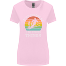 Skiing Don't Follow Me Ski Skier Funny Womens Wider Cut T-Shirt Light Pink