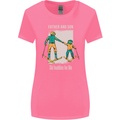 Skiing Father & Son Ski Buddies Fathers Day Womens Wider Cut T-Shirt Azalea