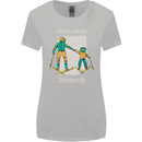 Skiing Father & Son Ski Buddies Fathers Day Womens Wider Cut T-Shirt Sports Grey