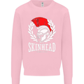 Skinhead Roman Trojan Helmet Punk Music Mens Sweatshirt Jumper Light Pink