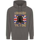 Skinhead Til I Die Punk Music Mens 80% Cotton Hoodie Charcoal