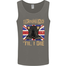 Skinhead Til I Die Punk Music Mens Vest Tank Top Charcoal