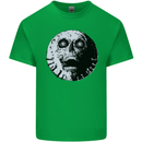 Skull Moon Gothic Halloween Zombie Biker Mens Cotton T-Shirt Tee Top Irish Green