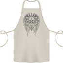 Skull Wings Viking Gothic  Wings Gym Biker Cotton Apron 100% Organic Natural
