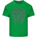 Skull Wings Viking Gothic  Wings Gym Biker Mens Cotton T-Shirt Tee Top Irish Green