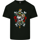 Skull and Snake Biker Heavy Metal Gothic Mens Cotton T-Shirt Tee Top Black