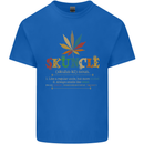 Skuncle Uncle That Smokes Weed Funny Drugs Mens Cotton T-Shirt Tee Top Royal Blue