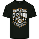 Skydiving Clouds Are Family Skydiver Mens Cotton T-Shirt Tee Top Black