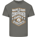 Skydiving Clouds Are Family Skydiver Mens Cotton T-Shirt Tee Top Charcoal