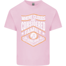 Skydiving Clouds Are Family Skydiver Mens Cotton T-Shirt Tee Top Light Pink