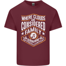 Skydiving Clouds Are Family Skydiver Mens Cotton T-Shirt Tee Top Maroon