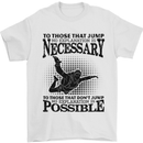 Skydiving No Explanation Freefall Funny Mens T-Shirt Cotton Gildan White