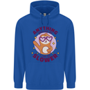 Sloth Anything I Can Do Slower Funny Mens 80% Cotton Hoodie Royal Blue