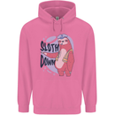Sloth Down Policeman Funny Mens 80% Cotton Hoodie Azelea