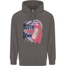 Sloth Down Policeman Funny Mens 80% Cotton Hoodie Charcoal