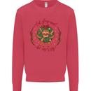 Sloth Eat Sleep & Be Merry Funny Christmas Mens Sweatshirt Jumper Heliconia